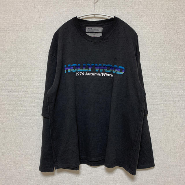 DAIRIKU/“HOLLYWOOD” Layered T-shirt - Tシャツ/カットソー(七分/長袖)
