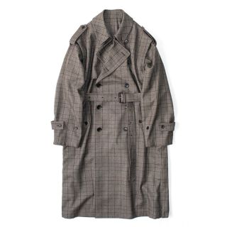 サンシー(SUNSEA)のstein 20aw DEFORMATION TRENCH COAT(トレンチコート)