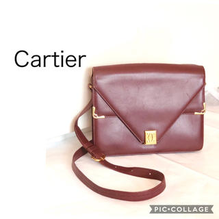 カルティエ(Cartier)のCartier マストライン　カーフスキン　ショルダーバッグ(ショルダーバッグ)