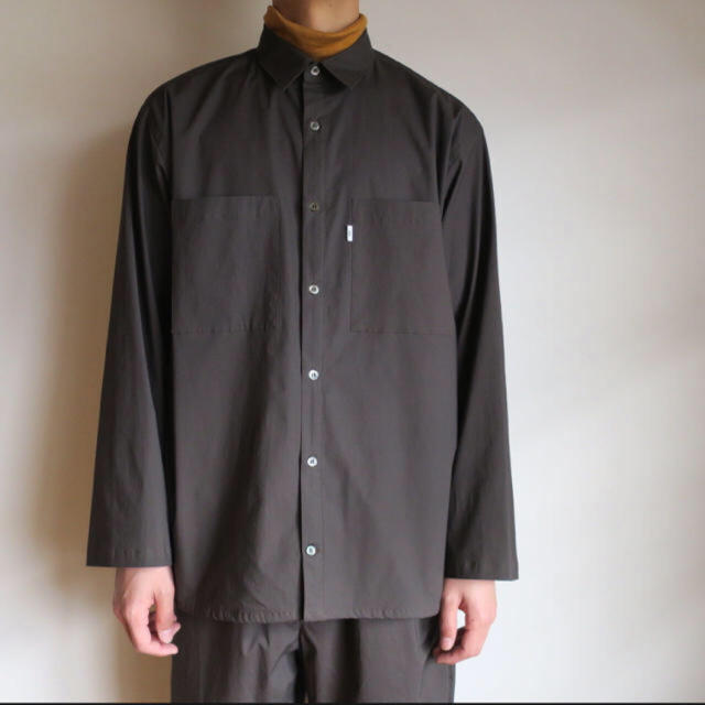 COMOLI(コモリ)のgraphpaper  TYPEWRITER L/S BOX SHIRT メンズのトップス(シャツ)の商品写真