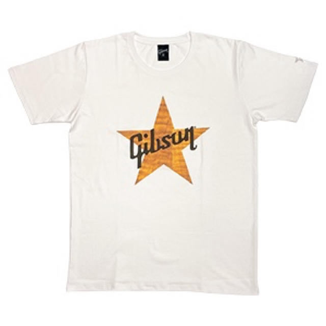 Gibson(ギブソン)の【まそほ様専用】B’z×ギブソン Tシャツ／Gibson White(白) エンタメ/ホビーのタレントグッズ(ミュージシャン)の商品写真