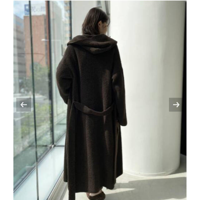 L'Appartement DEUXIEME CLASSE(アパルトモンドゥーズィエムクラス)の定価6.2万　L'Appartement Alpaca Long Gown レディースのジャケット/アウター(ガウンコート)の商品写真