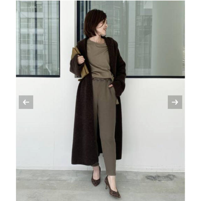 L'Appartement DEUXIEME CLASSE(アパルトモンドゥーズィエムクラス)の定価6.2万　L'Appartement Alpaca Long Gown レディースのジャケット/アウター(ガウンコート)の商品写真