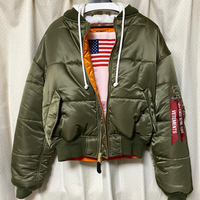 VETEMENTS × ALPHA MA-1 BOMBER JACKETS