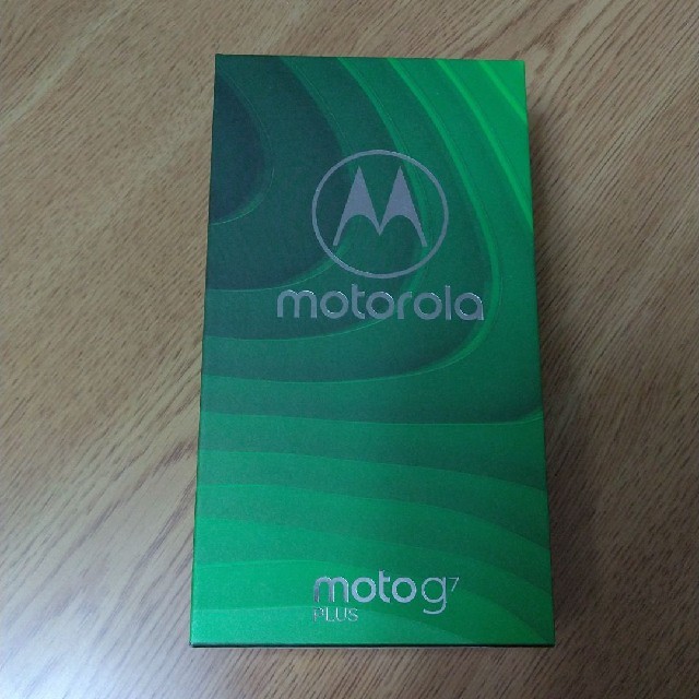 moto g7 plus 新品未開封 モトローラ simフリースマホ ...