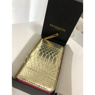 ゲリラセール!美品! KENJI IKEDA 本革 長財布 定価55650円! - 財布