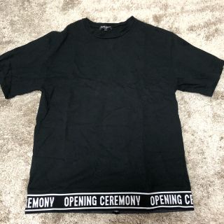 オープニングセレモニー(OPENING CEREMONY)のopening ceremony 裾テープカットソー(Tシャツ/カットソー(半袖/袖なし))