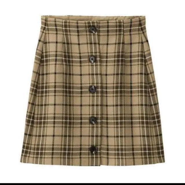 GU(ジーユー)のGU チェックスカート レディースのスカート(ミニスカート)の商品写真