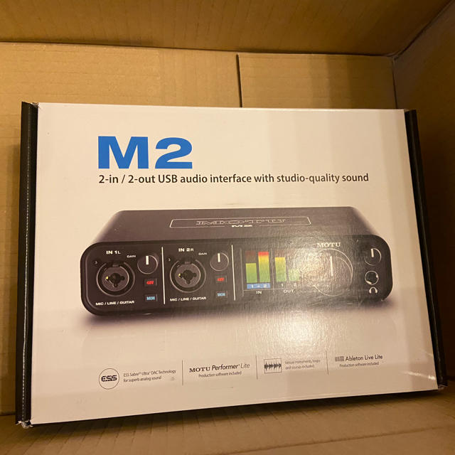 人気度ランキング 新品、未使用 MOTU M2 オーディオインターフェース
