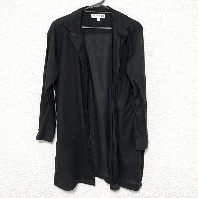 UNIQLO(ユニクロ)のユニクロ 薄手 コート ブラック INES DE LA FRESSANGE  レディースのジャケット/アウター(ロングコート)の商品写真