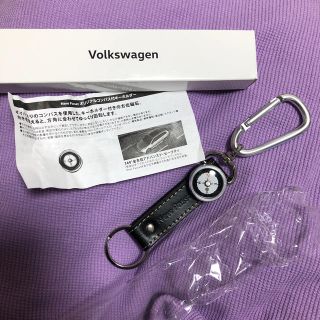 フォルクスワーゲン(Volkswagen)の本革 Volkswagen passat コンパス付 キーホルダー(キーホルダー)