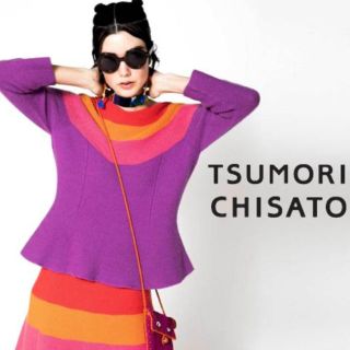 ツモリチサト(TSUMORI CHISATO)のTSUMORI CHISATO 定価3万円 ニットトップス 長袖 セーター(ニット/セーター)