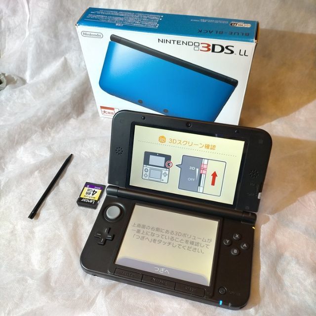 Nintendo 3DS LL 本体ブルー/ブラック 美品 - 携帯用ゲーム機本体