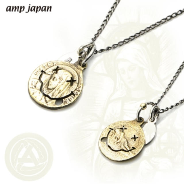 amp japan(アンプジャパン)のANP JAPAN ニルヴァーナ スマイル マリア コイン ネックレス メンズのアクセサリー(ネックレス)の商品写真