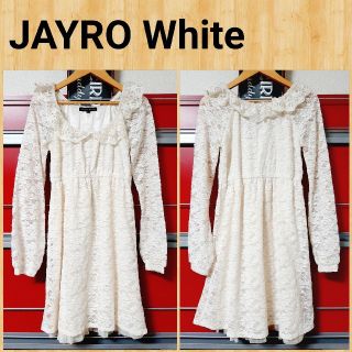 ジャイロホワイト(JAYRO White)のJAYRO White ジャイロホワイト ワンピース M ジュン(ミニワンピース)