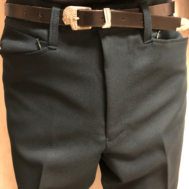 SUNSEA 19ss Cowboy Boots Belt