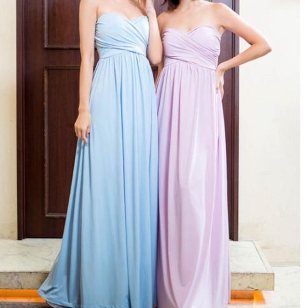 dazzy store(デイジーストア)のキャバ ロングドレス M ピンク ラウンジ ドレス レディースのフォーマル/ドレス(ロングドレス)の商品写真