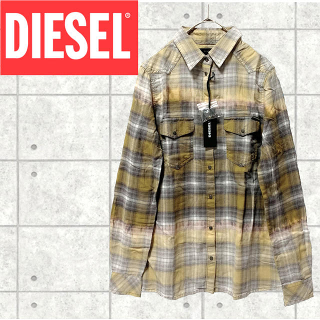 DIESEL★ネルシャツ★グラデーション★XS