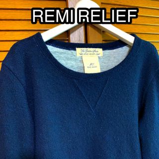 レミレリーフ(REMI RELIEF)のREMI RELIEF 🇯🇵日本製レイヤードクルーニット両Vガゼット仕様(ニット/セーター)