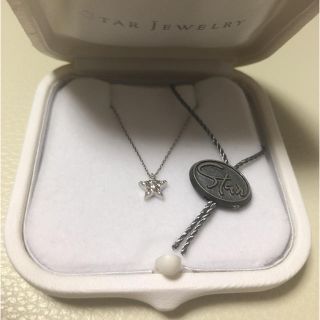 スタージュエリー(STAR JEWELRY)のプラチナダイアモンドネックレス(ネックレス)