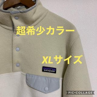 パタゴニア(patagonia)の超希少！パタゴニア  Patagonia バイカラー　ベージュ　ホワイト(パーカー)