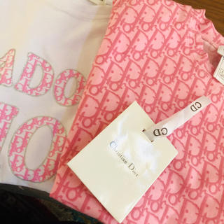 ディオール(Christian Dior) ピンク Tシャツ(レディース/半袖)の通販 