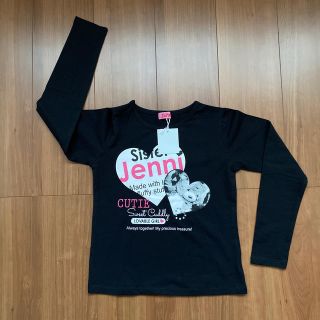 ジェニィ(JENNI)の (そこの嫁さま) JENNI 長袖Tシャツ 黒＆ピンク２枚セット130cm(Tシャツ/カットソー)