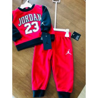 ナイキ(NIKE)のベビージョーダンJORDAN上下セット80㎝18m(Ｔシャツ)