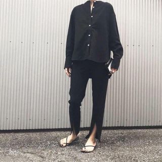 ドゥーズィエムクラス(DEUXIEME CLASSE)のyonfa ♡boxy slit shirt linen(シャツ/ブラウス(長袖/七分))