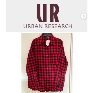 アーバンリサーチ(URBAN RESEARCH)のアーバンリサーチ　URBANRESEARCH ネルシャツ　チェック　ワイシャツ(シャツ)