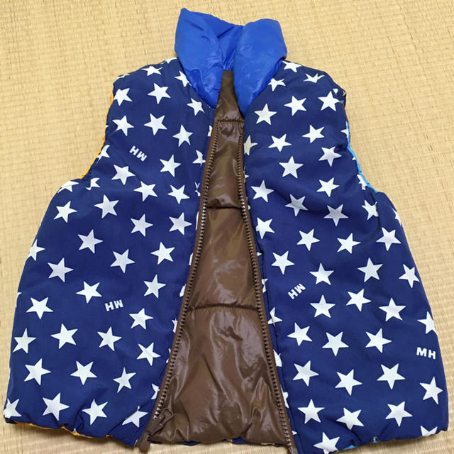 mikihouse(ミキハウス)のミキハウス＊サイズ100＊リバーシブル＊used! キッズ/ベビー/マタニティのキッズ服男の子用(90cm~)(ジャケット/上着)の商品写真