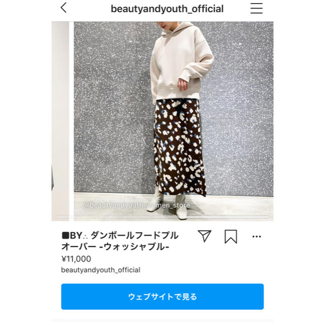 BEAUTY&YOUTH UNITED ARROWS(ビューティアンドユースユナイテッドアローズ)のB&Y tops レディースのトップス(トレーナー/スウェット)の商品写真