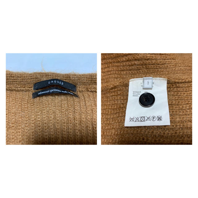 UNUSED(アンユーズド)の即完売　unused mohair knit cardigan アンユーズド メンズのトップス(カーディガン)の商品写真