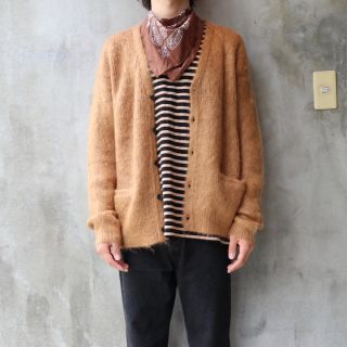 即完売　unused mohair knit cardigan アンユーズド