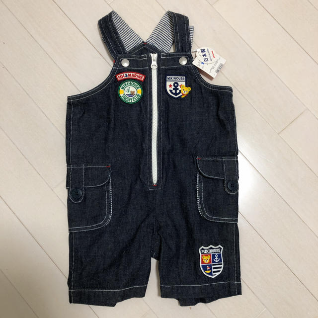 mikihouse(ミキハウス)のミキハウス　オーバオール90 キッズ/ベビー/マタニティのキッズ服男の子用(90cm~)(ジャケット/上着)の商品写真