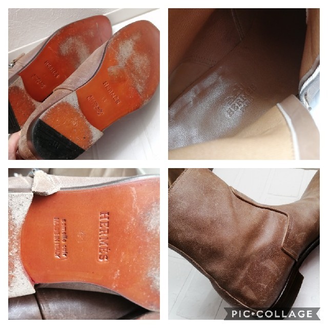 Hermes(エルメス)のエルメス　ブーツ　レザーブーツ メンズの靴/シューズ(ブーツ)の商品写真