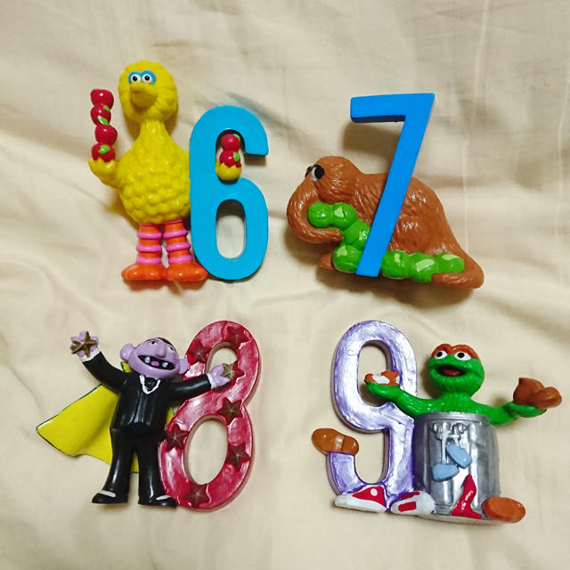 SESAME STREET(セサミストリート)のヴィンテージ セサミストリート フィギュア 10種セット 数字PVC レア エンタメ/ホビーのおもちゃ/ぬいぐるみ(キャラクターグッズ)の商品写真