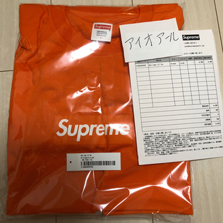シュプリーム(Supreme)のSupreme BOX LOGO L/S Tee Lサイズ(Tシャツ/カットソー(七分/長袖))