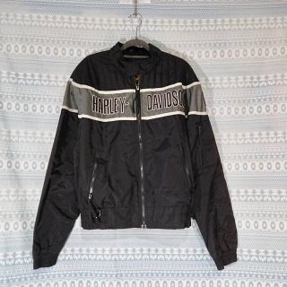 ハーレーダビッドソン(Harley Davidson)の☆HARLEY-DAVIDSON☆ナイロンジップジャケットsize M(装備/装具)