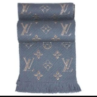 ルイヴィトン(LOUIS VUITTON)のルイ　ヴィトン　VITTON  マフラー　シルバー(マフラー/ショール)