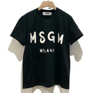 エムエスジイエム(MSGM)のMSGM ブラックTシャツ(Tシャツ(半袖/袖なし))