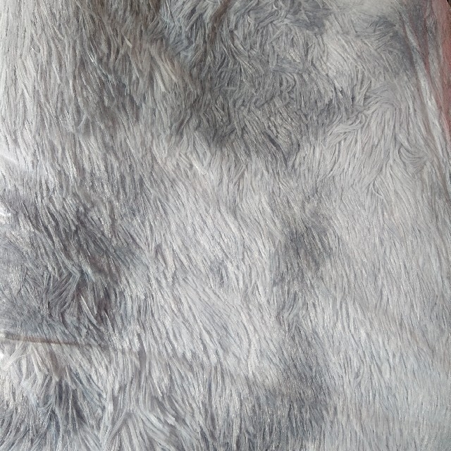 rienda(リエンダ)のrienda♡ノベルティ♡Fur Rug Mat♡GRY インテリア/住まい/日用品のラグ/カーペット/マット(ラグ)の商品写真