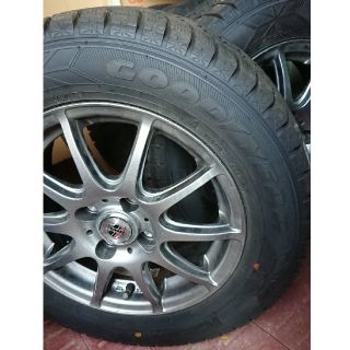 グッドイヤー(Goodyear)の【あおさん専用】スタッドレスタイヤ&ホイール 2本185/65R 14ｲﾝﾁ (タイヤ・ホイールセット)