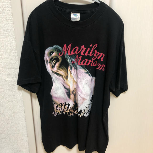 ビンテージユーロTシャツサイズXLマリリンマンソンMarilyn Manson