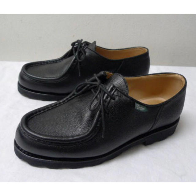 Paraboot(パラブーツ)の（レア 極美品）パラブーツ ミカエル 黒 シボ革 40 限定モデル メンズの靴/シューズ(ブーツ)の商品写真