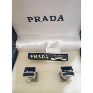 プラダ(PRADA)のPRADA　タイピン　カフス　レア　定価約10万(ネクタイ)