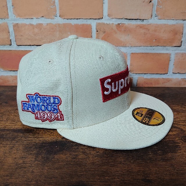 Supreme　NEW ERA　world famous box logoキャップ