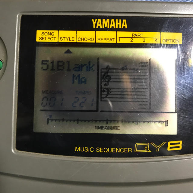 ヤマハ(ヤマハ)のミュージック シーケンサー★YAMAHA QY8★説明書・箱あり動作ＯＫ♪♪ 楽器のDTM/DAW(その他)の商品写真