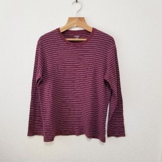 ユニクロ(UNIQLO)のUNIQLO　秋冬物ボーダーカットソー(Tシャツ/カットソー(七分/長袖))