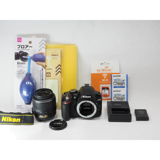 【美品】スマホへ転送❤️WifiSDカード付 NikonD3200 レンズセット - 3